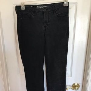 Calvin Klein faded soft black jeans